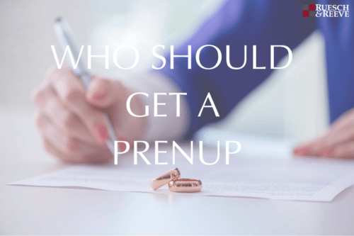 Who should get a prenup